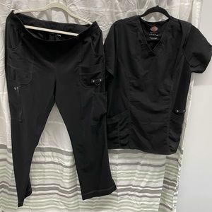 Black Dickies scrub set
